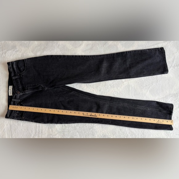 Abercrombie & Fitch Jeans 90s Slim Straight Leg Ultra High Rise Dark GraySize 26 - Picture 3 of 12